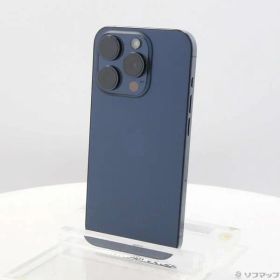 〔中古品〕 iPhone15 Pro 256GB ブルーチタニウム MTUG3J／A SIMフリー【305】