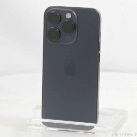 〔中古品〕 iPhone15 Pro 256GB ブルーチタニウム MTUG3J／A SIMフリー【262】