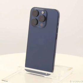 〔中古品〕 iPhone15 Pro 256GB ブルーチタニウム MTUG3J／A SIMフリー【258】