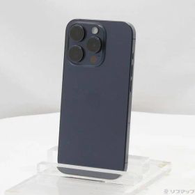〔中古品〕 iPhone15 Pro 256GB ブルーチタニウム MTUG3J／A SIMフリー【297】
