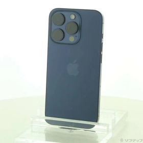 〔中古品〕 iPhone15 Pro 256GB ブルーチタニウム MTUG3J／A SIMフリー【295】