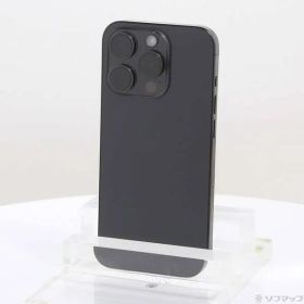 〔中古品〕 iPhone15 Pro 512GB ブラックチタニウム MTUH3J／A SIMフリー【262】