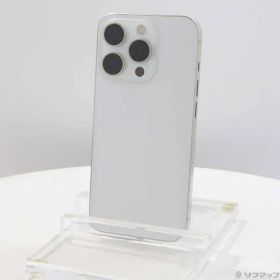 〔中古品〕 iPhone15 Pro 512GB ホワイトチタニウム MTUJ3J／A SIMフリー【348】