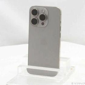 〔中古品〕 iPhone15 Pro 512GB ナチュラルチタニウム MTUK3J／A SIMフリー【348】