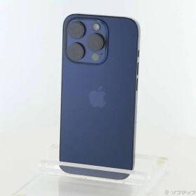 〔中古品〕 iPhone15 Pro 512GB ブルーチタニウム MTUL3J／A SIMフリー【297】