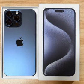 iPhone 15 Pro Max 256GB ブルーチタニウム