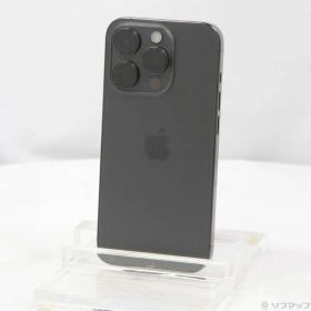 〔中古品〕 iPhone15 Pro 128GB ブラックチタニウム MTU73J／A SIMフリー【269】