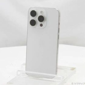 〔中古品〕 iPhone15 Pro 128GB ホワイトチタニウム MTU83J／A SIMフリー【262】