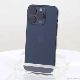〔中古品〕 iPhone15 Pro 128GB ブルーチタニウム MTUA3J／A SIMフリー【258】