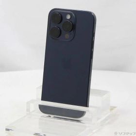 〔中古品〕 iPhone15 Pro 128GB ブルーチタニウム MTUA3J／A SIMフリー【198】