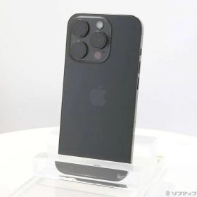 〔中古品〕 iPhone15 Pro 128GB ブラックチタニウム MTU73J／A SIMフリー【305】