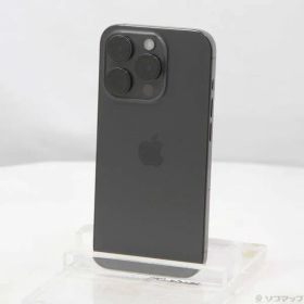 〔中古品〕 iPhone15 Pro 128GB ブラックチタニウム MTU73J／A SIMフリー【198】
