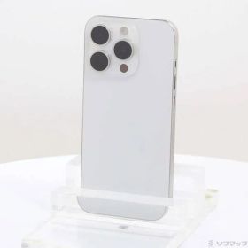 〔中古品〕 iPhone15 Pro 128GB ホワイトチタニウム MTU83J／A SIMフリー【349】