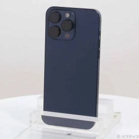 〔中古品〕 iPhone15 Pro Max 512GB ブルーチタニウム MU6X3J／A SIMフリー【377】