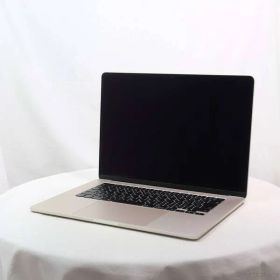 〔中古品〕 MacBook Air 15.3-inch Mid-2023 MQKU3J／A Apple M2 8コアCPU_10コアGPU 16GB SSD256GB スターライト 〔15.3 Sequoia〕【258】