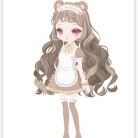 20年11月P限定 くまメイド2点セット ベージュ | ニコッとタウン(ニコタ)のアカウントデータ、RMTの販売・買取一覧