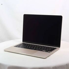 〔中古品〕 MacBook Air 13.6-inch Early-2024 MXCU3J／A Apple M3 8コアCPU_10コアGPU 16GB SSD512GB スターライト 〔15.5 Sequoia〕【258】
