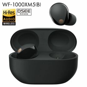 SONY ワイヤレスイヤホン ソニー WF-1000XM5(B) ノイズキャンセリング カナル型 高音質 ヘッドセット【送料無料】