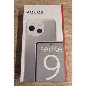 シャープ(SHARP)の【新品未開封】SHARP AQUOS sense9 ホワイト 6GB 128GB(スマートフォン本体)