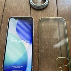 iPhone 12 mini(ホワイト) 128GB バッテリー100% 外観美品 Face ID不可 訳あり SIMフリー 充電ケーブル新品 おまけあり