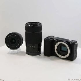 〔中古品〕 VLOGCAM ZV-E10 II ダブルズームレンズキット ブラック ZV-E10M2X B【198】