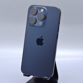 Apple iPhone15 Pro 256GB ブルーチタニウム A3101 MTUG3J/A バッテリ91% ■SIMフリー★Joshin1973【1円開始・送料無料】