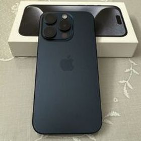 美品 Apple iPhone 15 Pro 本体 128GB ブルーチタニウム