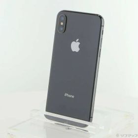 〔中古品〕 iPhoneX 64GB スペースグレイ MQAX2J／A SoftBank【258】