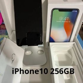 iPhone10 256GB シルバー本体 箱付き SIMフリー
