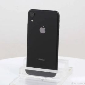 〔中古品〕 iPhoneXR 64GB ブラック MT002J／A SIMフリー【377】