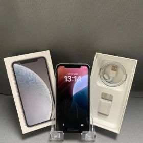 美品中古 アップルストア版 SIMフリー iPhoneXR 128GB ホワイト