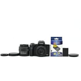 ＜良品＞Canon EOS Kiss M2 ダブルレンズキット ブラック｜シャッター数7000枚以下｜高画質・軽量で初心者にも最適