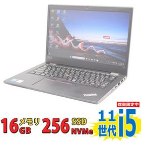 フルHD 13.3型 良品 Lenovo ThinkPad L13 Gen2 Type-20VJ Windows11 第11世代 i5-1135G7 16GB 爆速NVMe 256GB-SSD カメラ 無線 Office付き