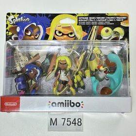 M7548 ●新品 未開封 即決●amiibo トリプルセット インクリング イエロー・オクトリング ブルー・コジャケ●アミーボ スプラトゥーン3