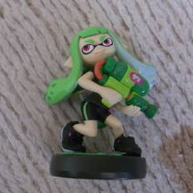 Amiibo ガール ライムグリーン 初期化済 NVL-００１ アミーボ Girl LIME GREEN スプラトゥーン SWITCH Nintendo 任天堂 スイッチ周辺