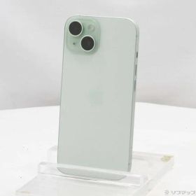 〔中古品〕 iPhone15 128GB グリーン MTMM3J／A SIMフリー【258】