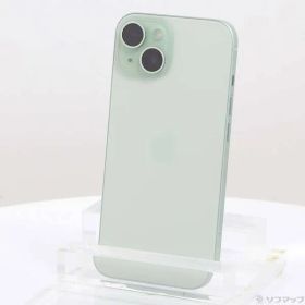 〔中古品〕 iPhone15 128GB グリーン MTMM3J／A SIMフリー【258】
