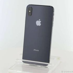 〔中古品〕 iPhoneXS Max 256GB スペースグレイ MT6U2J／A SIMフリー【377】