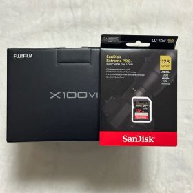 新品 FUJIFILM X100VI + SanDisk 128GB SDカード