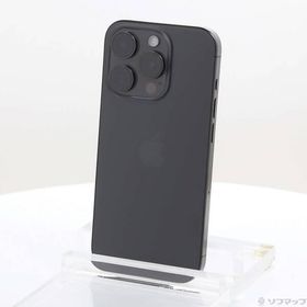 〔中古〕Apple(アップル) iPhone15 Pro 512GB ブラックチタニウム MTUH3J／A SIMフリー〔305-ud〕