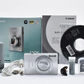 【極美品】Canon IXY 3 PC1736 シルバー デジタルカメラ 本体 動作確認済み！すぐに使える！初心者にもおすすめのコンパクトデジカメ！