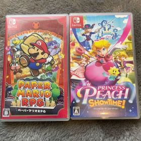 2本セット プリンセスピーチ Showtime! ペーパーマリオ