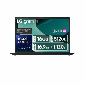 LGエレクトロニクス LG 14Z90T-VP55J LG gram 14 14型 Core Ultra 5/16GB/512GB オブシディアンブラック Windows 11 Pro ノートパソコン 14Z90T-VP55J