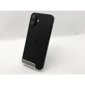【中古】Apple 国内版 【SIMフリー】 iPhone 16 Plus 128GB ブラック MXVA3J/A【広島】保証期間１ヶ月【ランクA】