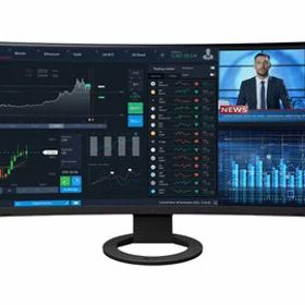【スーパーSALE開催中！】 EIZO 液晶ディスプレイ 37.5型/3840×1600/ブラック EV3895-BK