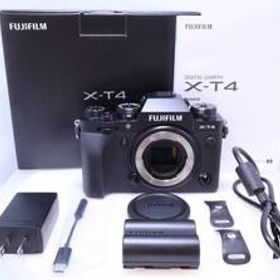 【超極美品】FUJIFILM X-T4 ボディ ブラック X-T4-B ミラーレス一眼カメラ