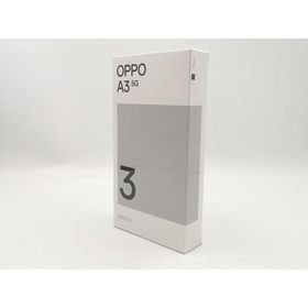 【未使用】Oppo ymobile 【SIMフリー】 OPPO A3 5G 4GB 128GB ブラック【ECセンター】保証期間３ヶ月