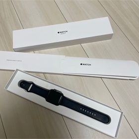 アップルウォッチ(Apple Watch)のApple Watch Series 3 / 42mm SpaceGray(腕時計(デジタル))