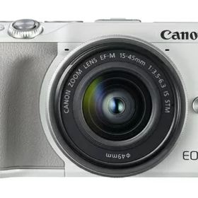 【中古】 Canon ミラーレス一眼カメラ EOS M3 レンズキット(ホワイト) EF-M15-45mm F3.5-6.3 IS STM 付属 EOSM3WH-1545ISSTMLK