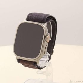 〔中古〕Apple(アップル) Apple Watch Ultra 2 GPS + Cellular 49mm チタニウムケース インディゴアルパインループ〔368-ud〕